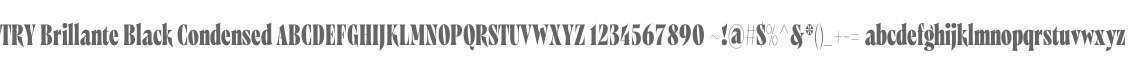 TRY Brillante Black Condensed