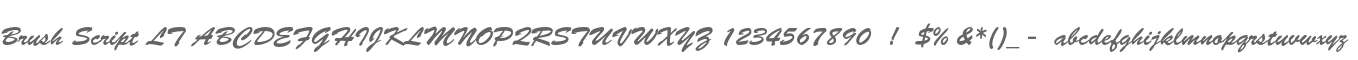 Brush Script LT
