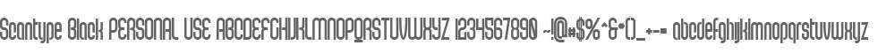 Scantype Black PERSONAL USE