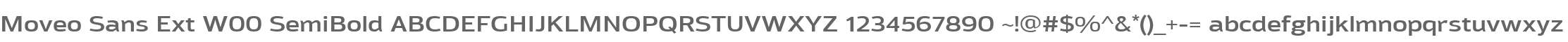 Moveo Sans Ext W00 SemiBold