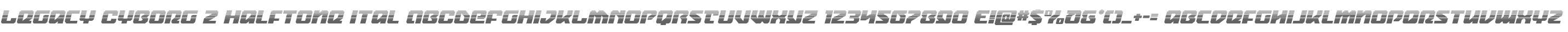 Legacy Cyborg 2 Halftone Ital