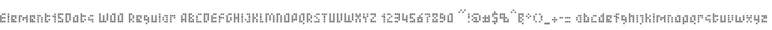Element15Dots W00 Regular