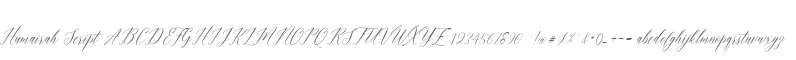 Humairah Script