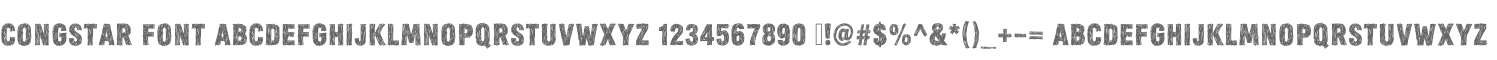 Congstar Font