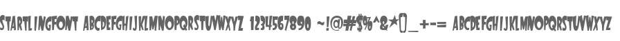 StartlingFont