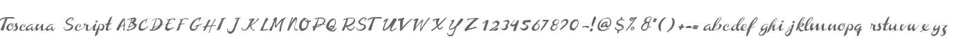Toscana Script