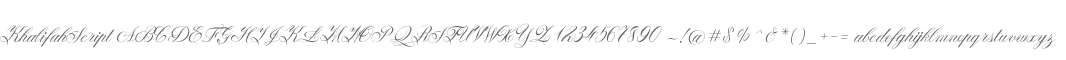 Khalifah Script