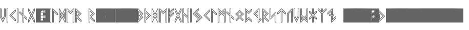 VIKING, ELDER Runes Regular