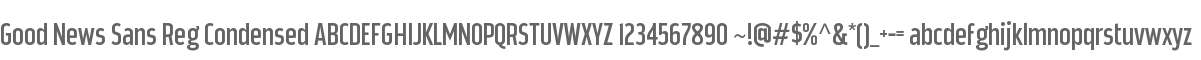 Good News Sans Reg Condensed