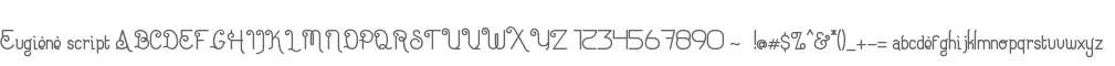 Eugiene script