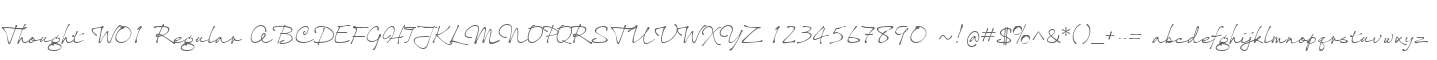 Thought W01 Regular