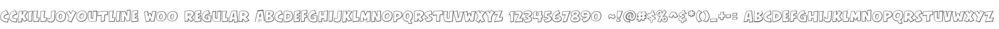 CCKillJoyOutline W00 Regular