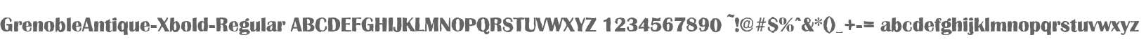 GrenobleAntique-Xbold-Regular