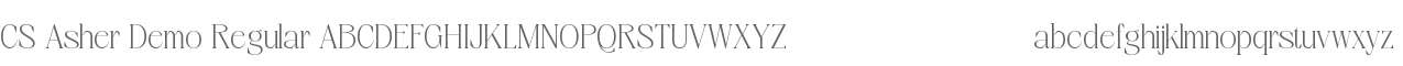CS Asher Demo