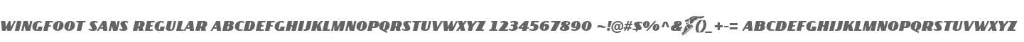 Wingfoot Sans