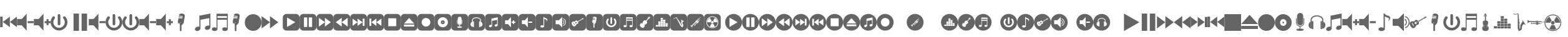 font bottons music