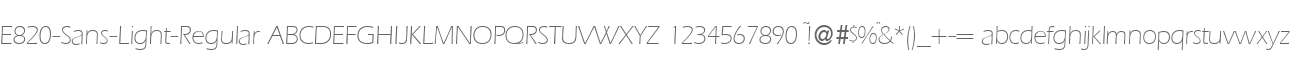 E820-Sans-Light-Regular