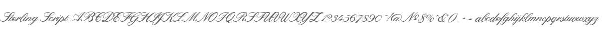 Sterling Script