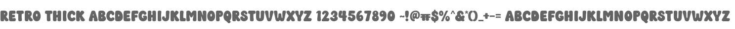 Retro Thick