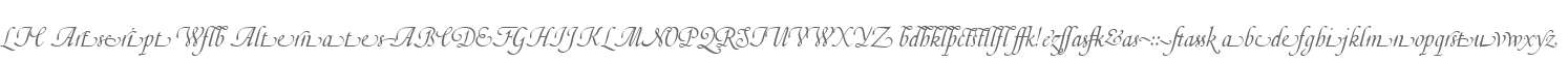 LTC Artscript W01 Alternates