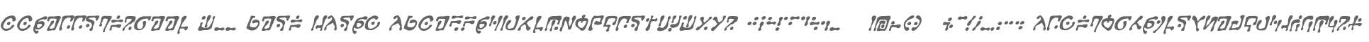 CCGobbledygook W00 Bold Italic