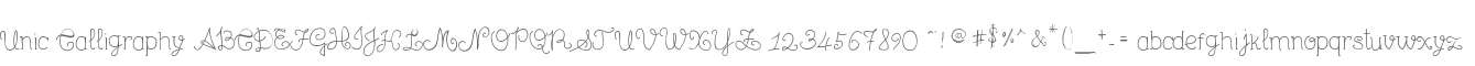 Unic Calligraphy