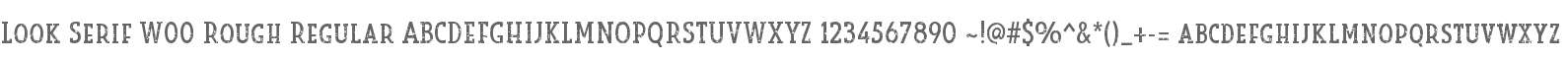 Look Serif W00 Rough Regular
