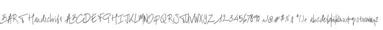 BART Handschrift