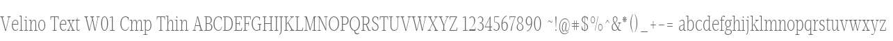 Velino Text W01 Cmp Thin
