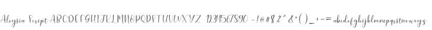 Aleysia Script