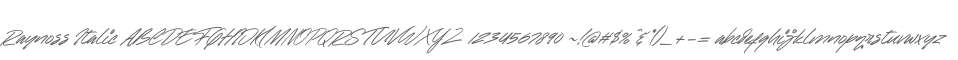 Raynoss Italic