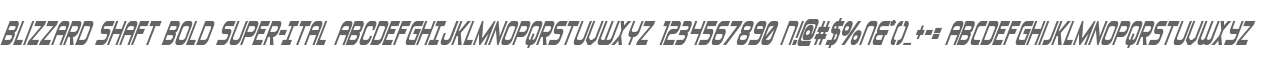 Blizzard Shaft Bold Super-Ital