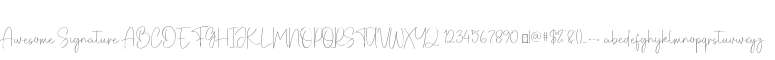 Awesome Signature