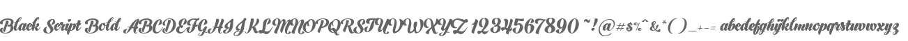 Black Script Bold