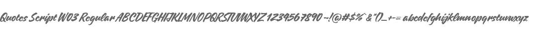Quotes Script W03 Regular