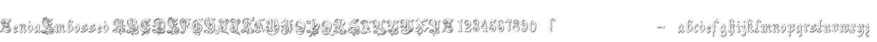 ZendaEmbossed