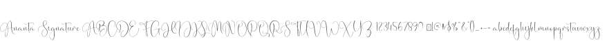 Ananta Signature