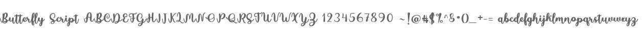 Butterfly Script