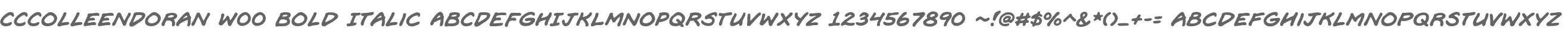 CCColleenDoran W00 Bold Italic