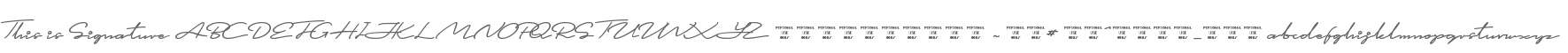 This is Signature