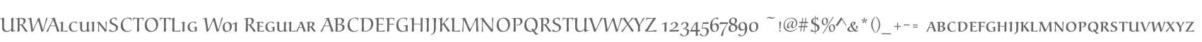 URWAlcuinSCTOTLig W01 Regular