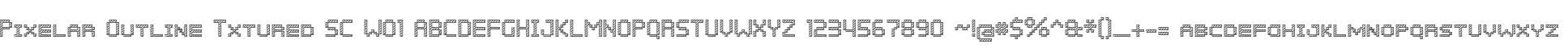 Pixelar Outline Txtured SC W01