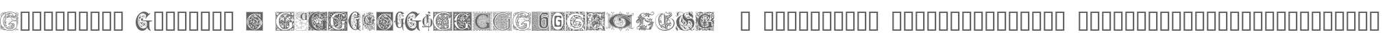 Ornamental Initials G