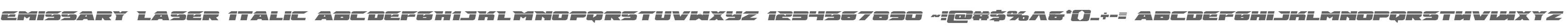Emissary Laser Italic