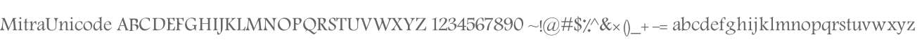 MitraUnicode