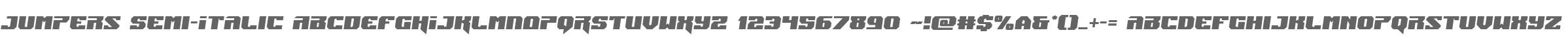 Jumpers Semi-Italic