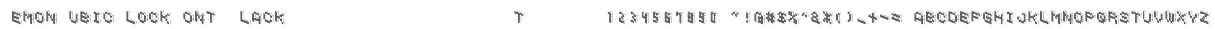 DemonCubicBlockFont Black