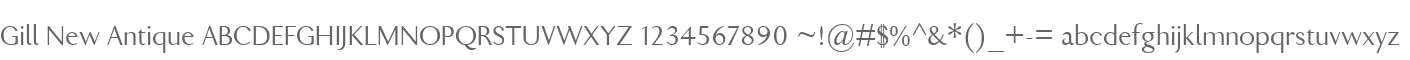 Gill New Antique