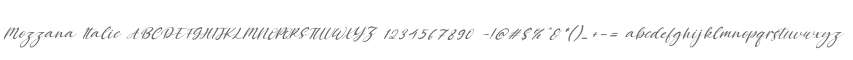 Mozzana Italic