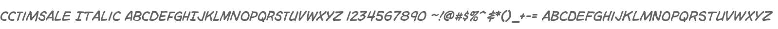 CCTimSale Italic